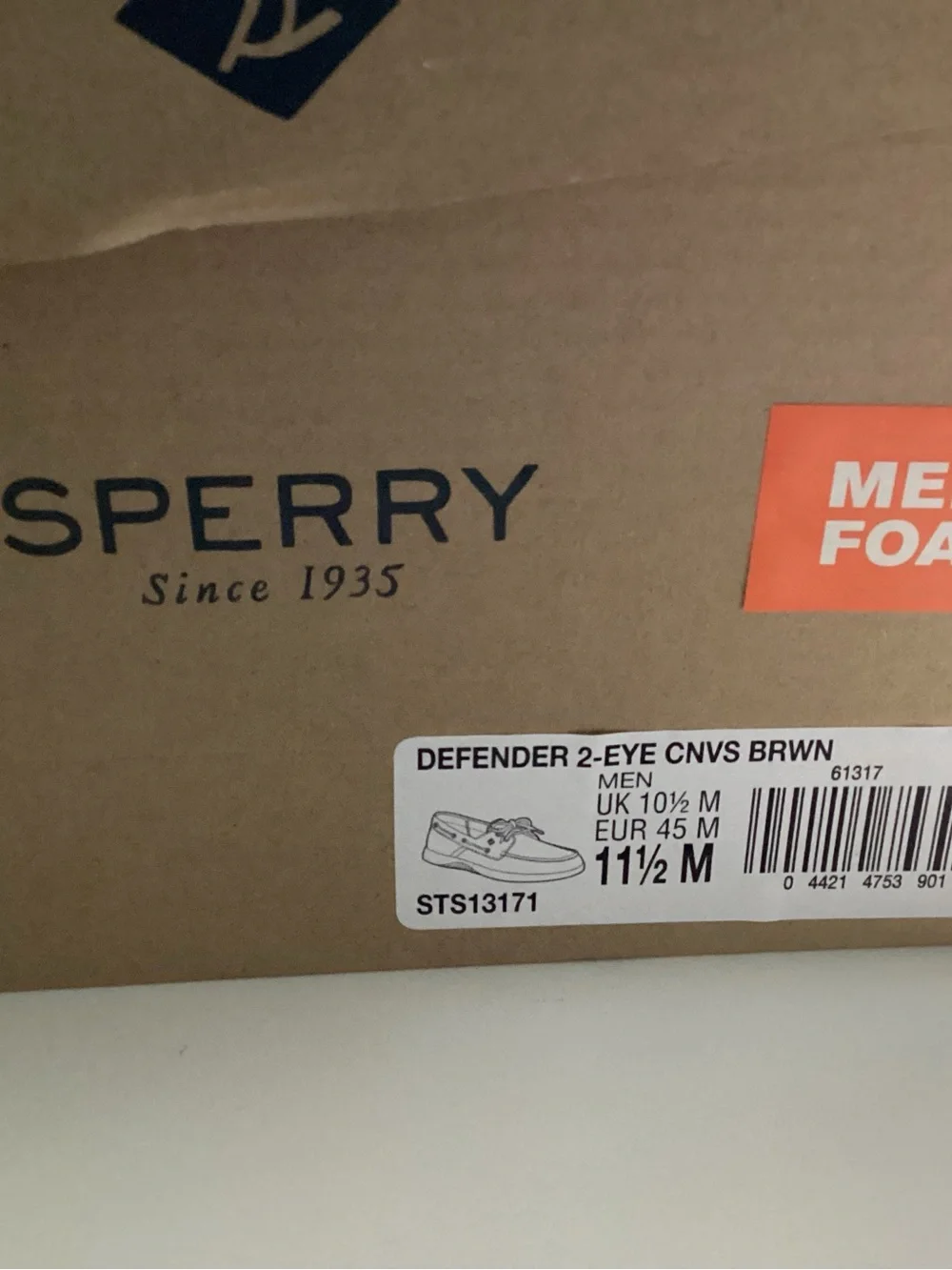 Sperry Men's Canvas Boat Shoes